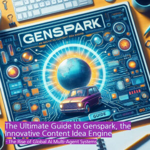 Genspark AI multi-agent system interface generating content.