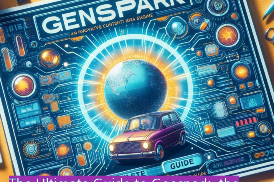 Genspark AI multi-agent system interface generating content.