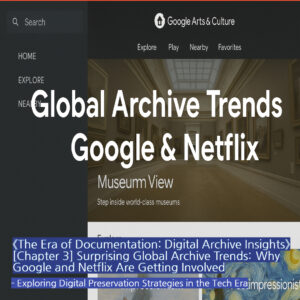 Screenshot of Google Arts & Culture digital archive interface