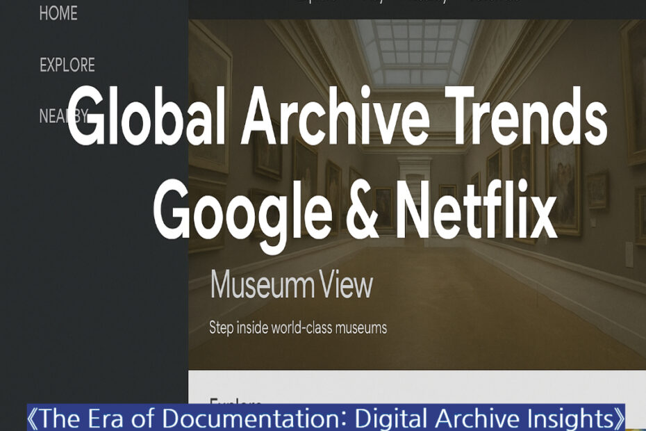Screenshot of Google Arts & Culture digital archive interface